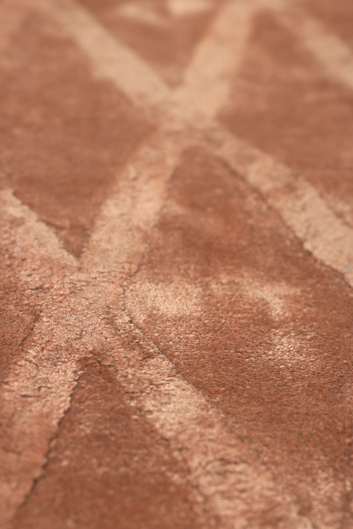 Teera Brown Bamboo Silk 5x8 feet Rectangle Rug - I MEAN DESIGN