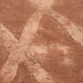 Teera Brown Bamboo Silk 5x8 feet Rectangle Rug - I MEAN DESIGN