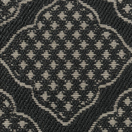 Zarbuland Black & Silver Sisal 6x9 feet Rectangle Rug - I MEAN DESIGN