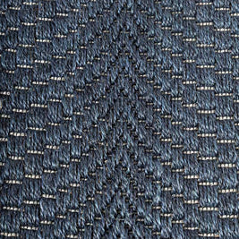 Fishtail Indigo Blue Sisal 5x8 feet Rectangle Rug - I MEAN DESIGN