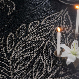 Tarkashi Black & Silver Sisal 6x9 feet Rectangle Rug - I MEAN DESIGN