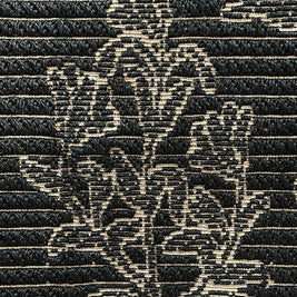 Tainishan Black & Silver Sisal 4.7x7.5 feet Rectangle Rug - I MEAN DESIGN