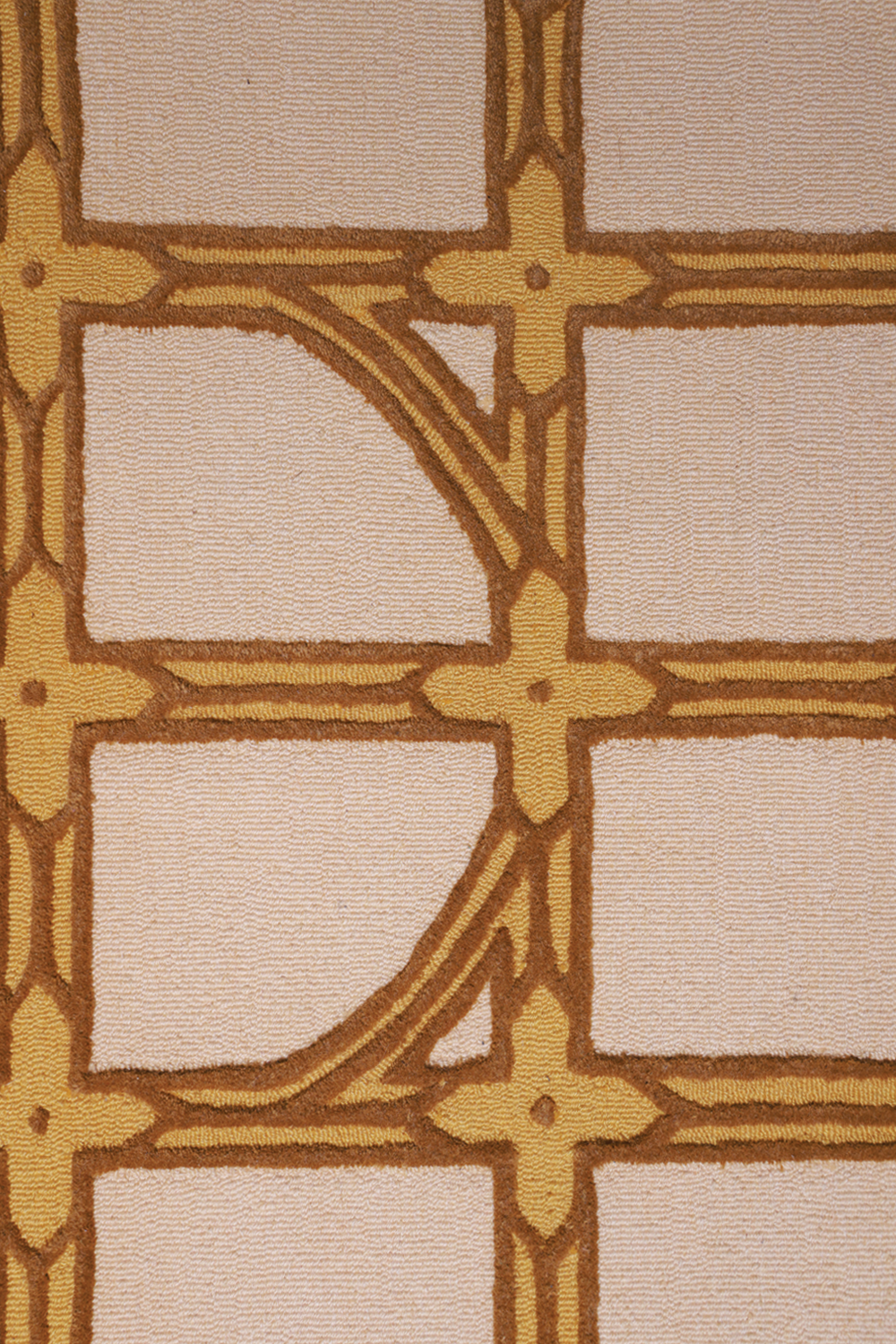 Spice Bazaar Green Gold & Beige Wool Bamboo Silk 5x8 feet Rectangle Rug - I MEAN DESIGN