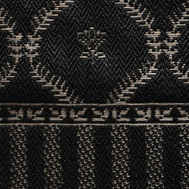 Zarnishan Black & Silver Sisal 6x9 feet Rectangle Rug - I MEAN DESIGN