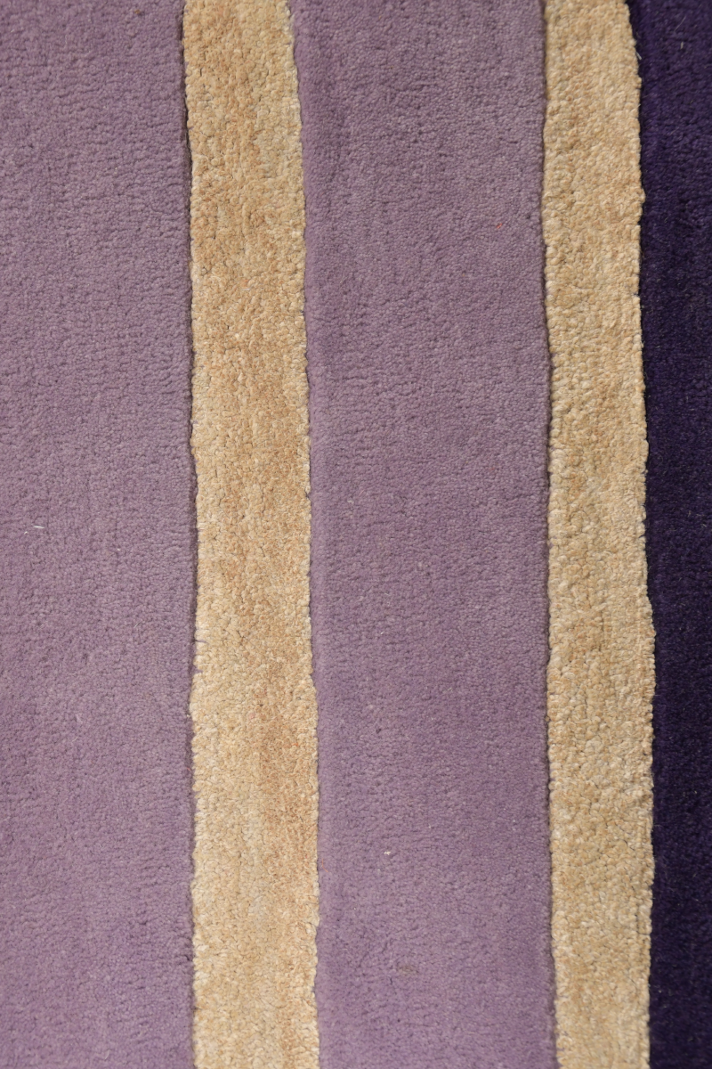 Flow Multicolour Wool Jute 6x6 feet Round Rug - I MEAN DESIGN