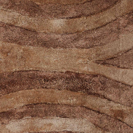 Cove Brown Bamboo Silk 5x8 feet Rectangle Rug - I MEAN DESIGN