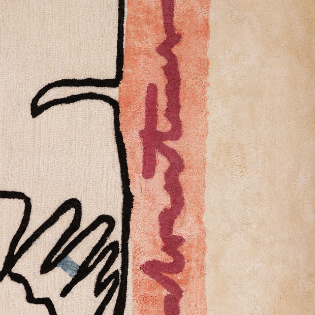 Mono Lisa Multicolour Wool Viscose 6x8 feet Rectangle Rug - I MEAN DESIGN