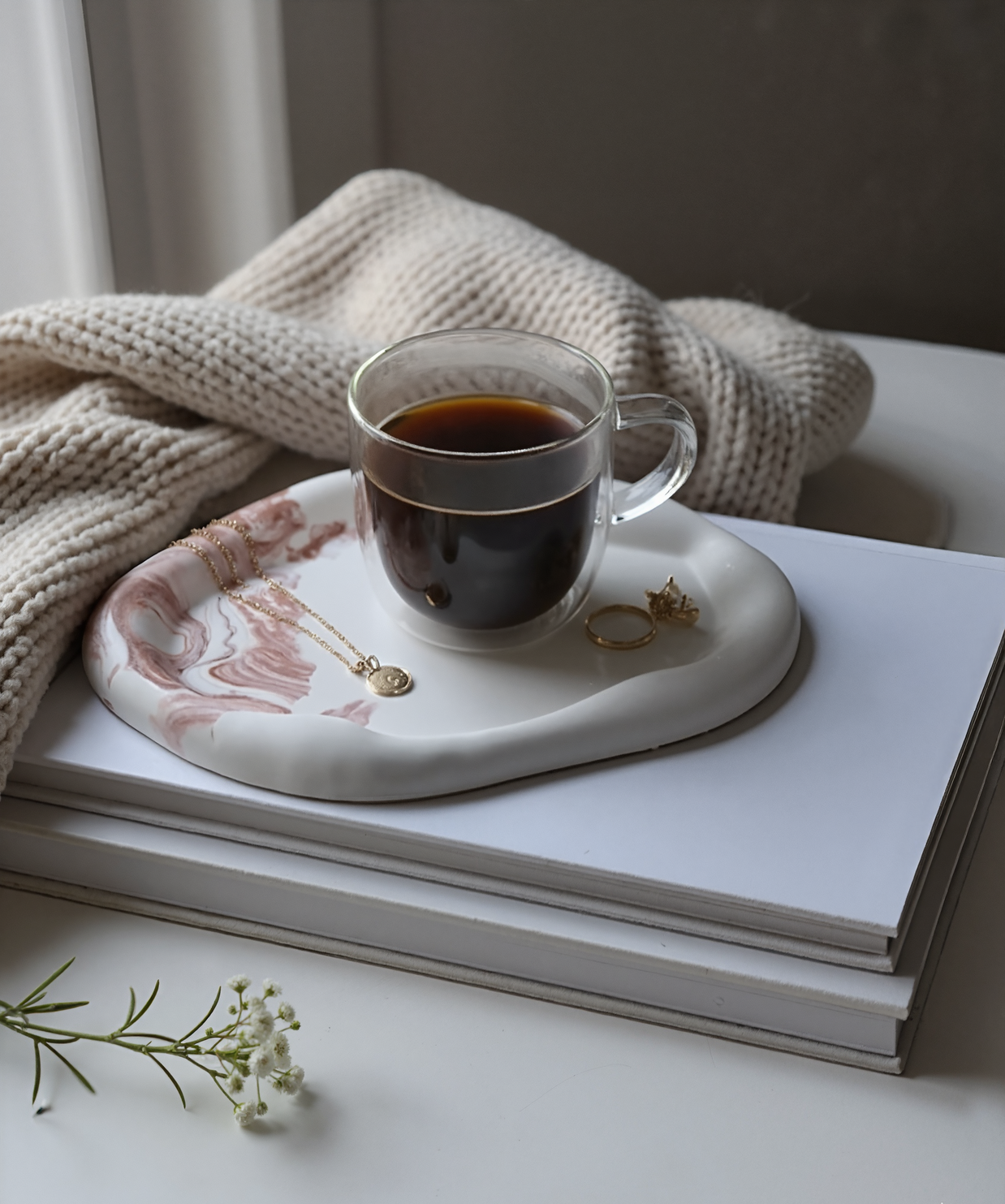 Cloud trinket tray (oval)