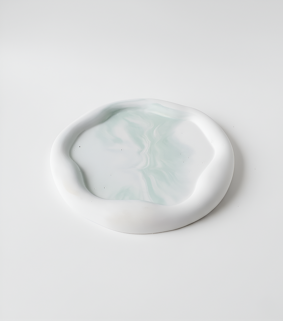 Cloud trinket tray (round)
