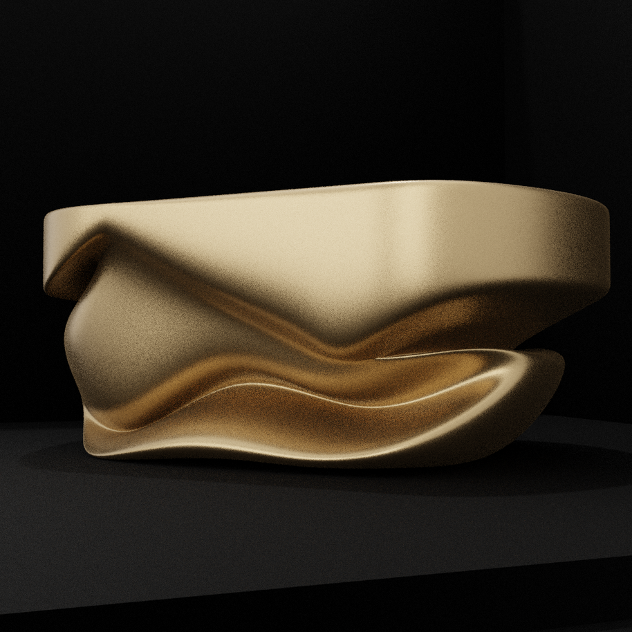 Wrinkled Coffee table 1.0 - I MEAN DESIGN