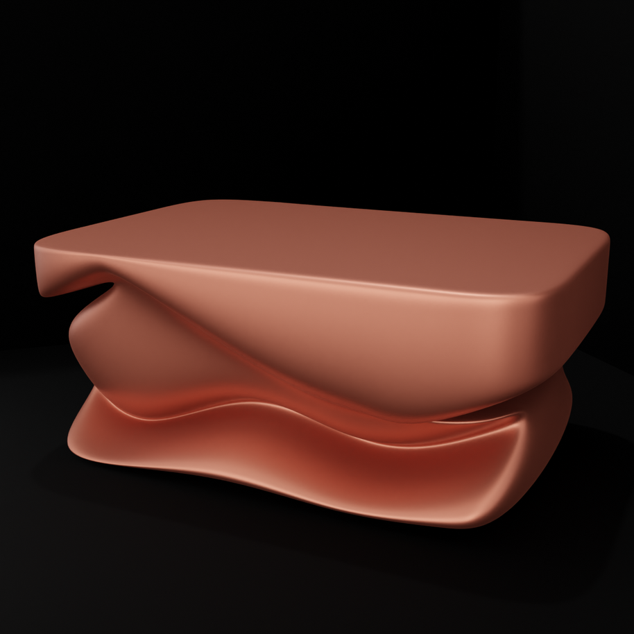 Wrinkled Coffee table 2.0 - I MEAN DESIGN