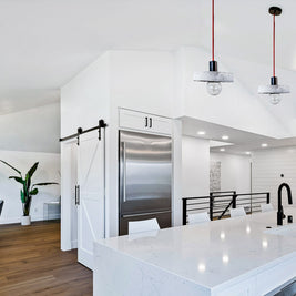 concrete hanging light