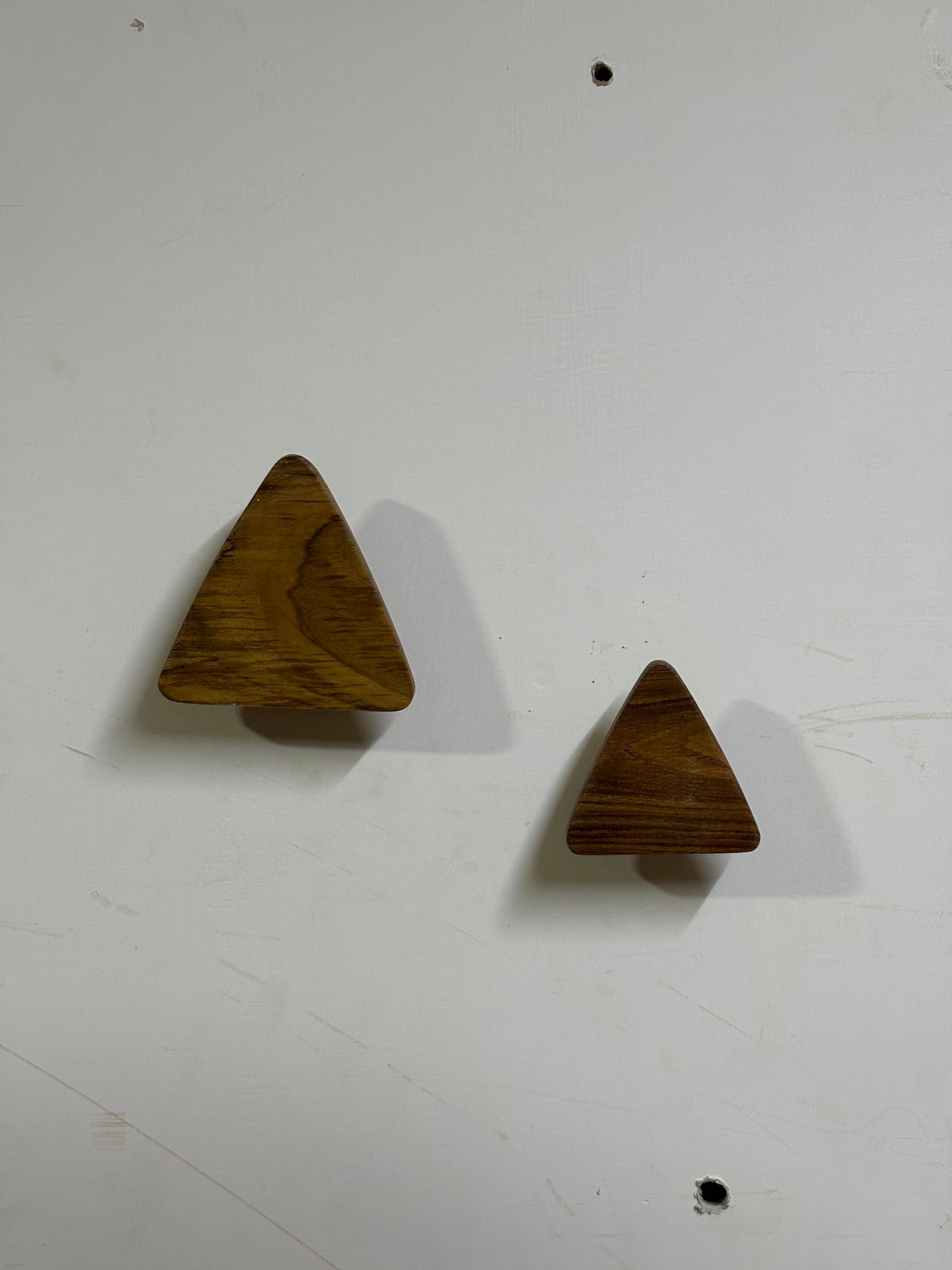 Big Buttons Wood Triangle Big