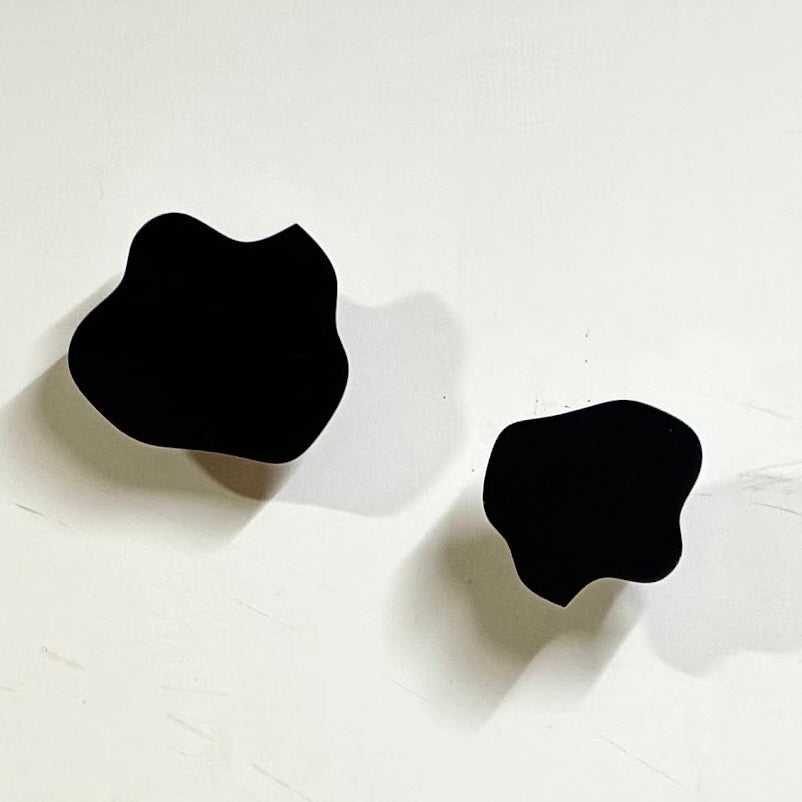 Big Buttons Metal Abstract Hooks