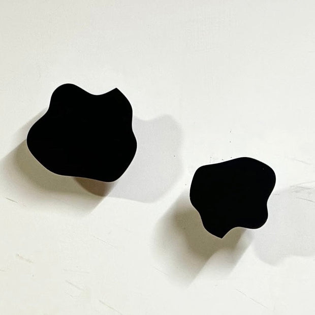 Big Buttons Metal Abstract Hooks