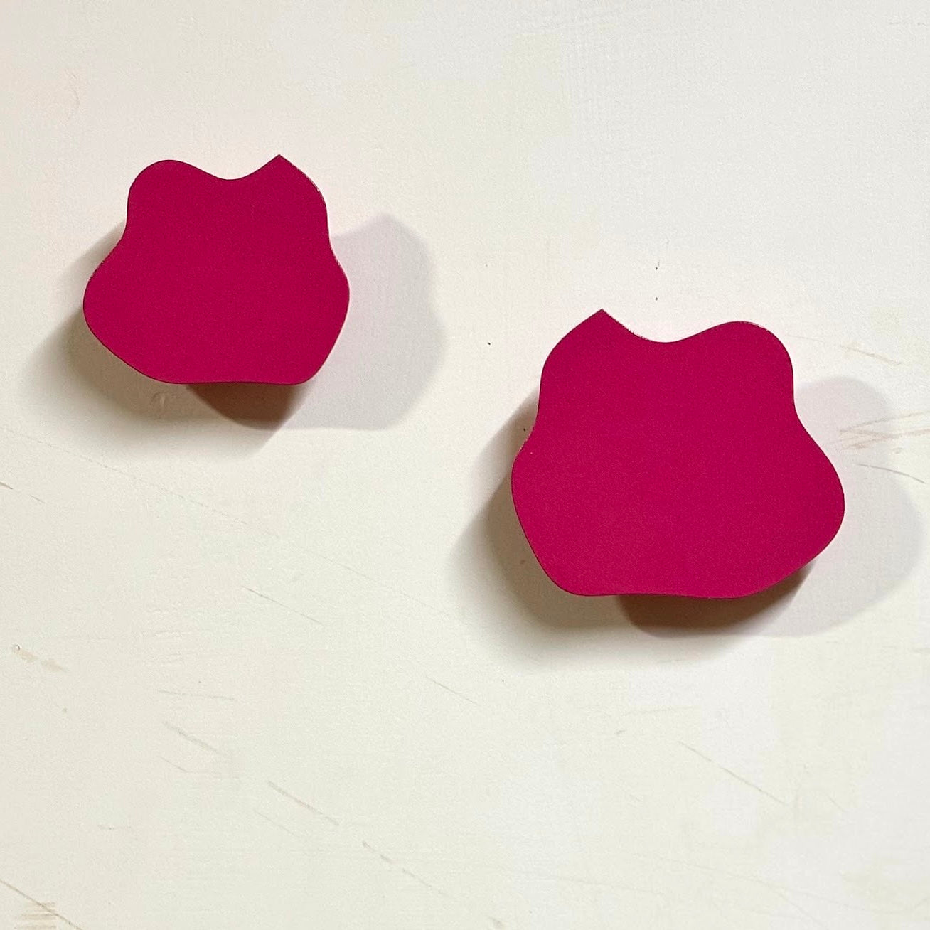 Big Buttons Metal Abstract Hooks