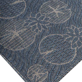 Utsavam Blue Sisal 6x9 feet Rectangle Rug - I MEAN DESIGN