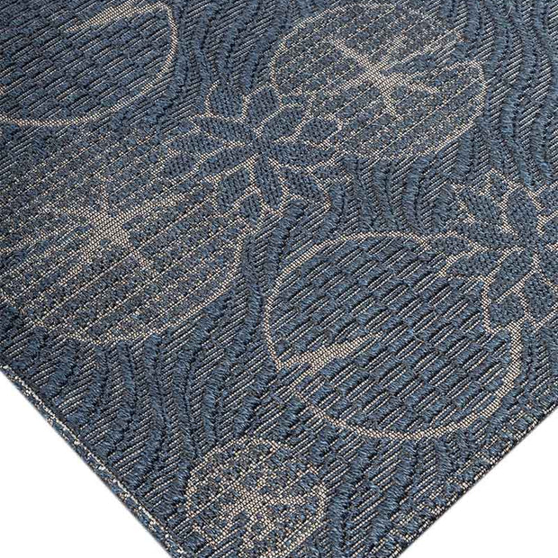 Utsavam Blue Sisal 6x9 feet Rectangle Rug - I MEAN DESIGN