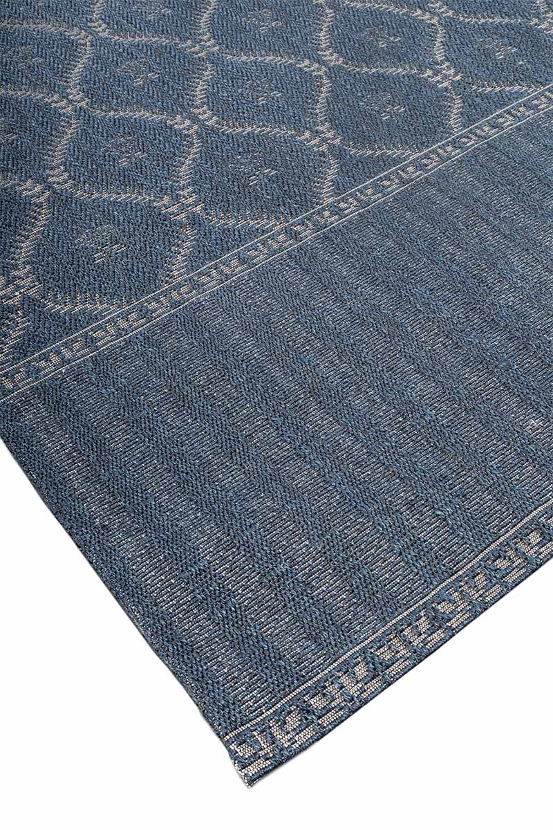 Zarnishan Indigo Blue Sisal 6x9 feet Rectangle Rug - I MEAN DESIGN