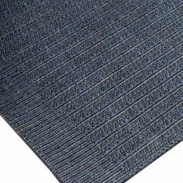 Ikat Blue Sisal 6x9 feet Rectangle Rug - I MEAN DESIGN