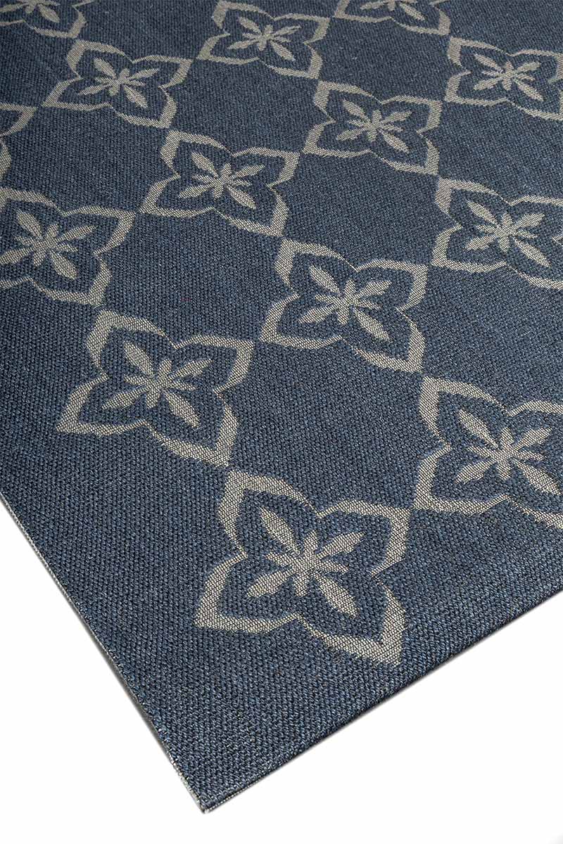 Clover Blue Sisal 6x9 feet Rectangle Rug - I MEAN DESIGN