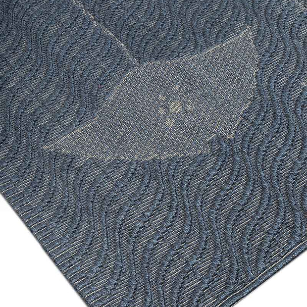 Sea Nettle Blue Sisal 6x9 feet Rectangle Rug - I MEAN DESIGN