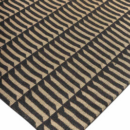 Zenith Black natural Jute 8x10 feet Rectangle Rug - I MEAN DESIGN