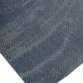 Tidal Drift Blue Sisal 6x9 feet Rectangle Rug - I MEAN DESIGN