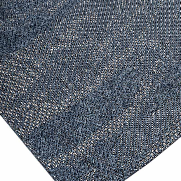 Tidal Drift Blue Sisal 6x9 feet Rectangle Rug - I MEAN DESIGN
