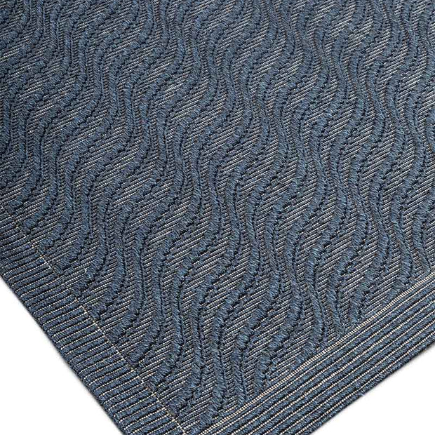 Tidal Blue Sisal 6x9 feet Rectangle Rug - I MEAN DESIGN