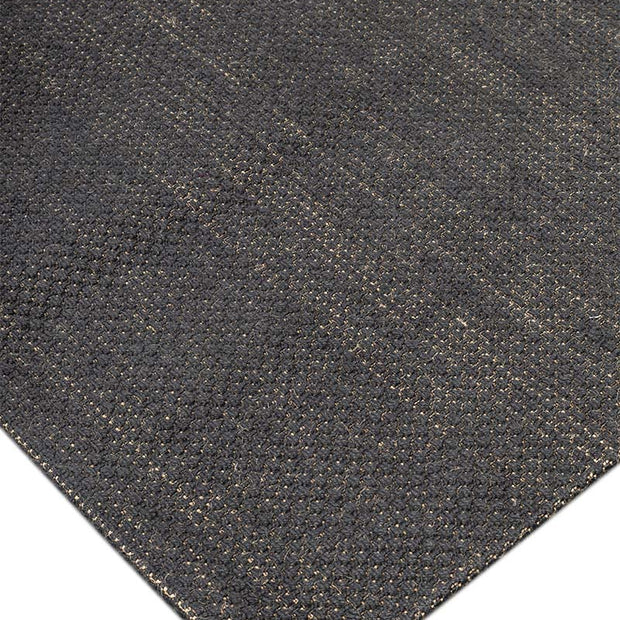 Black Panama Black natural Jute 5x8 feet Rectangle Rug - I MEAN DESIGN
