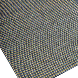 Fault Line Blue Sisal 5x8.5 feet Rectangle Rug - I MEAN DESIGN