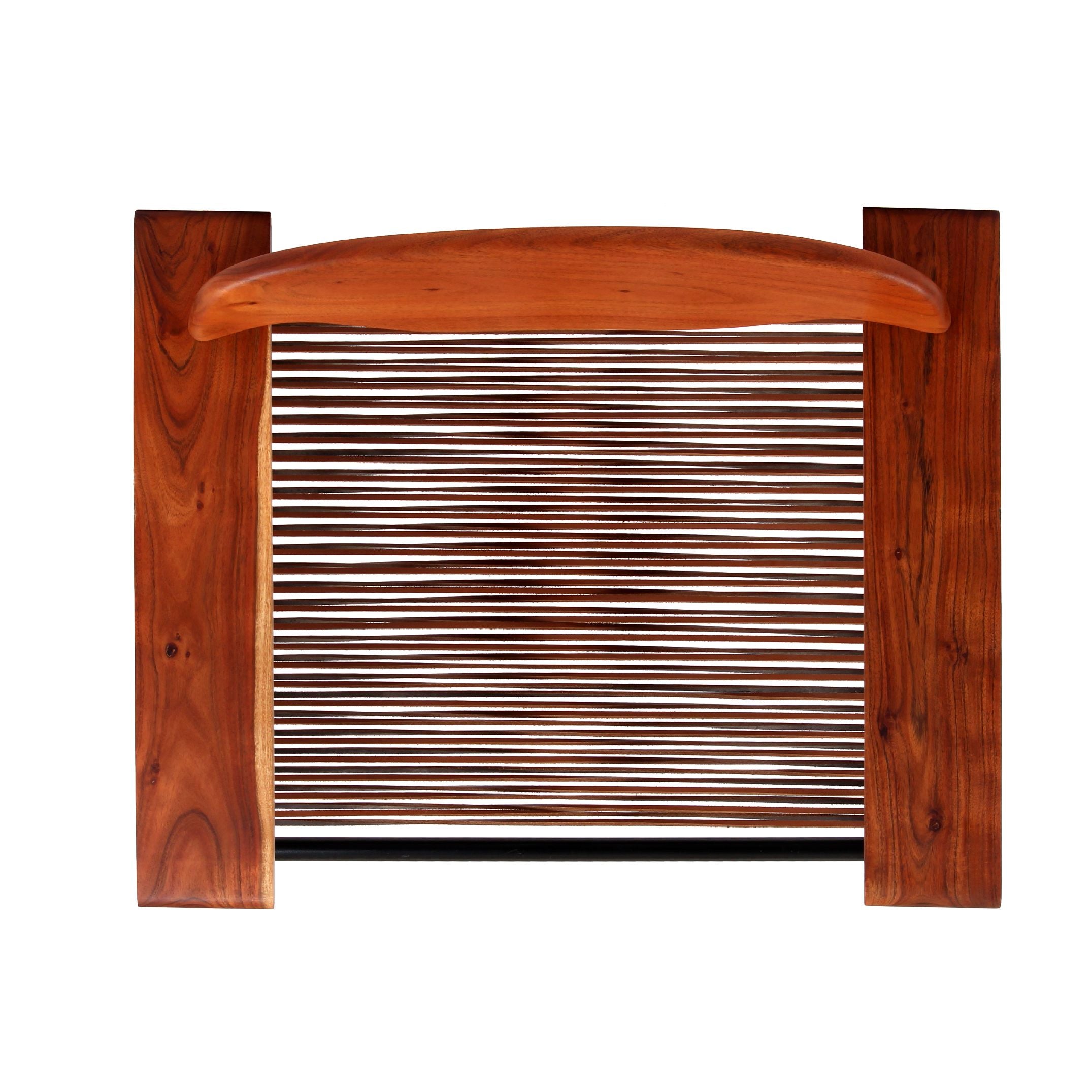 Cross Weave Lounge Chair - Leather