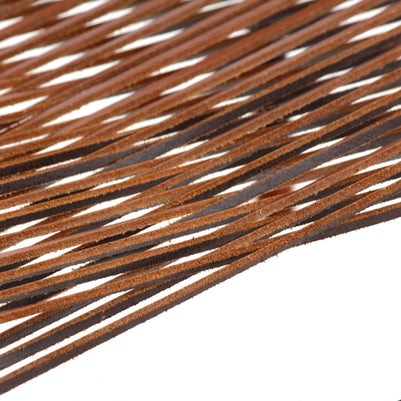 Cross Weave Lounge Chair - Leather