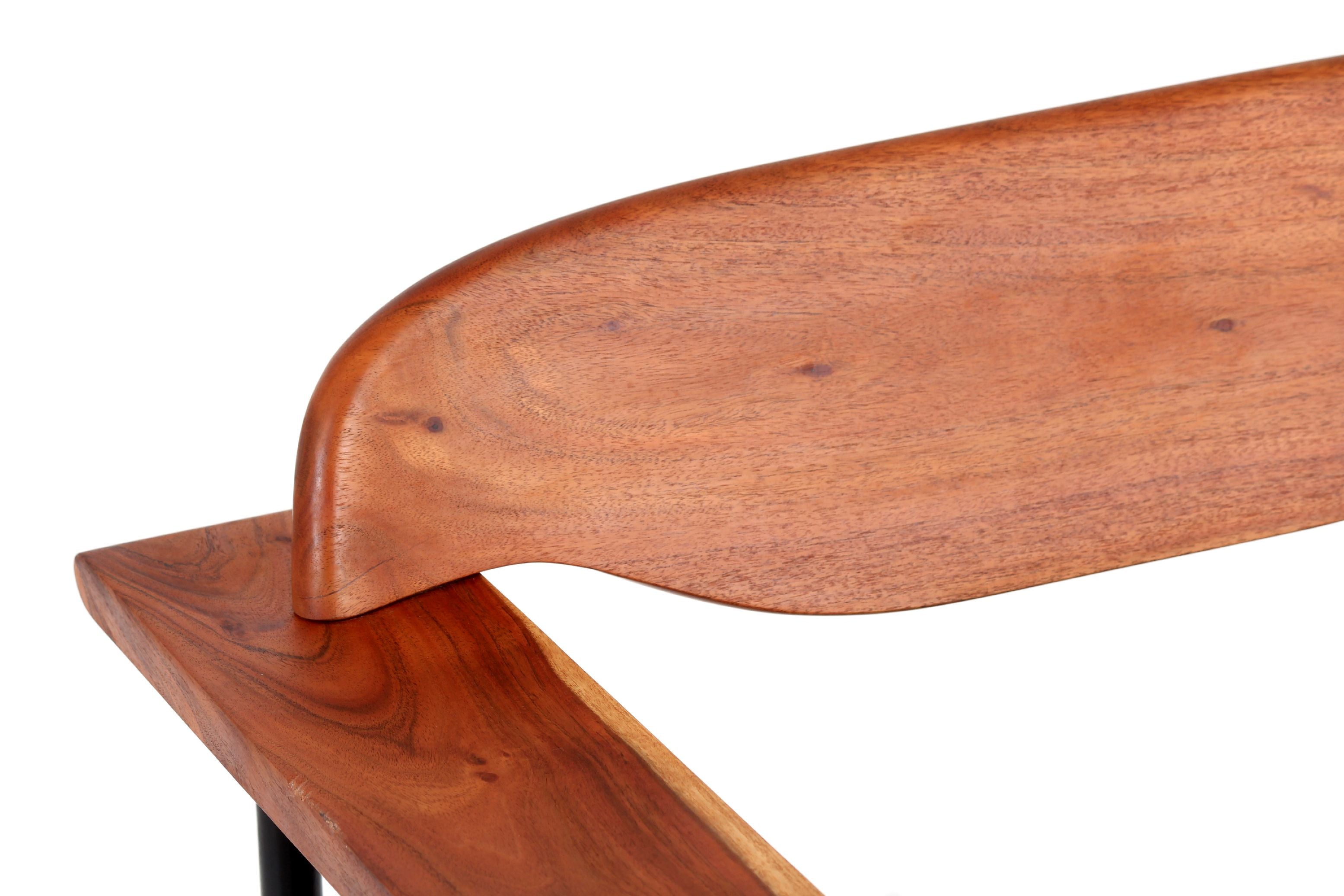 Cross Weave Lounge Chair - Leather