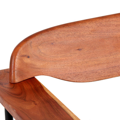 Cross Weave Lounge Chair - Leather