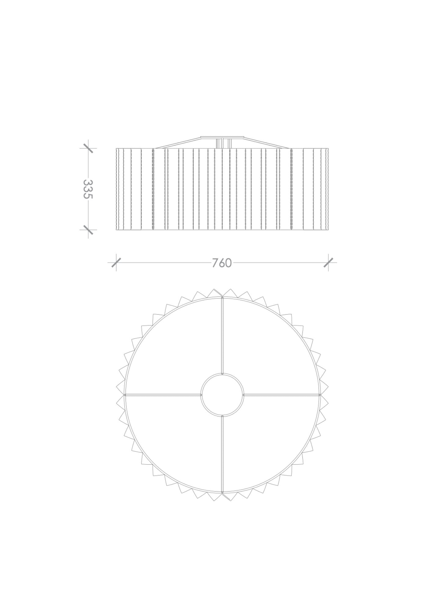 Cylindrical Ceiling Light