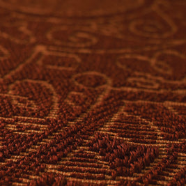 Dharpana Maroon & Gold Sisal 6x9 feet Rectangle Rug - I MEAN DESIGN