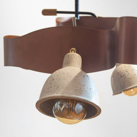 CLR116 Concrete Luxe Chandelier