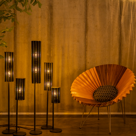 Roll Floor Lamp Cluster