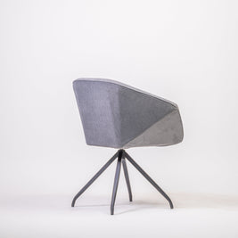 Grey Cushioned Chair