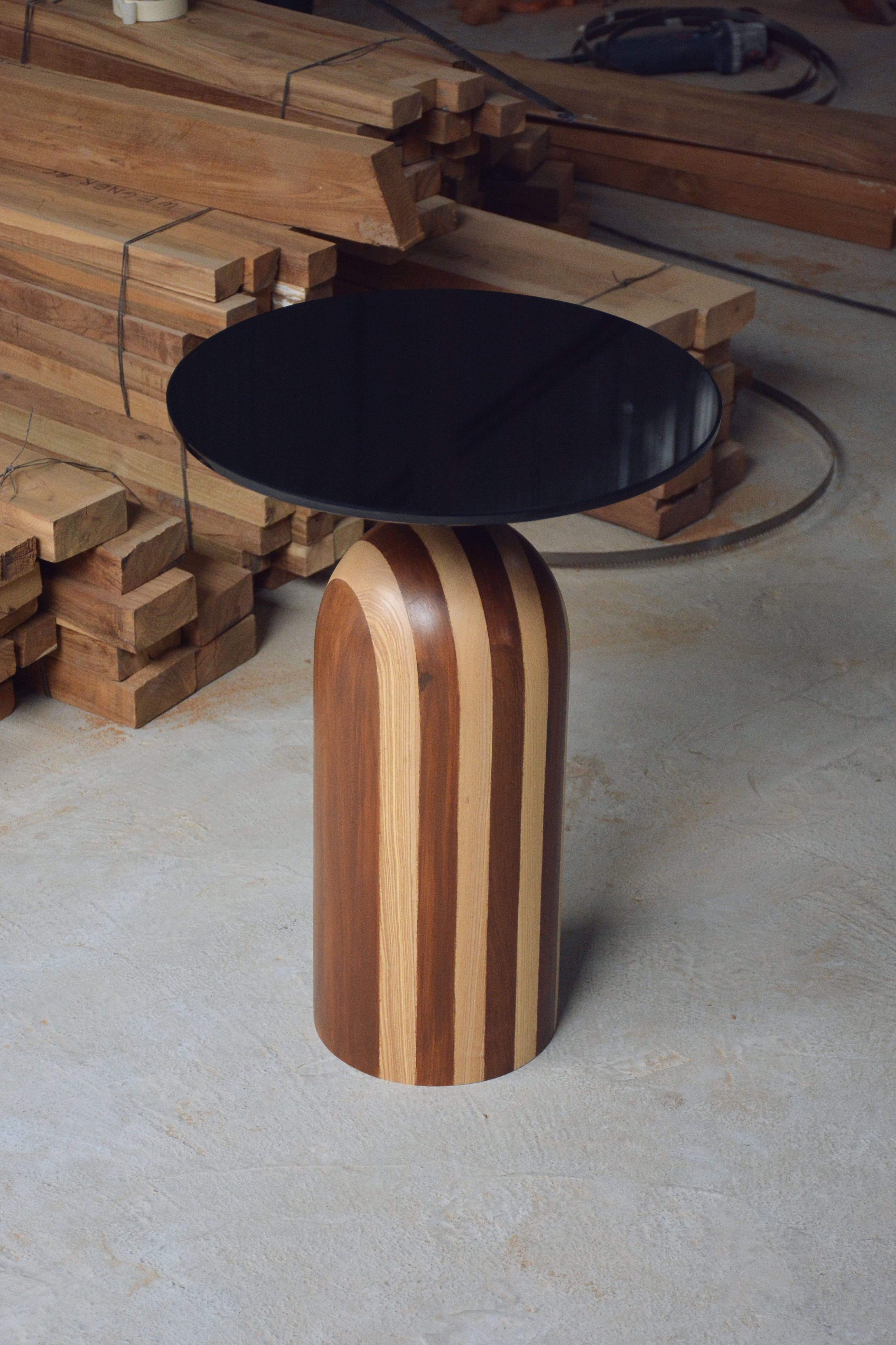 Stripe Side Table
