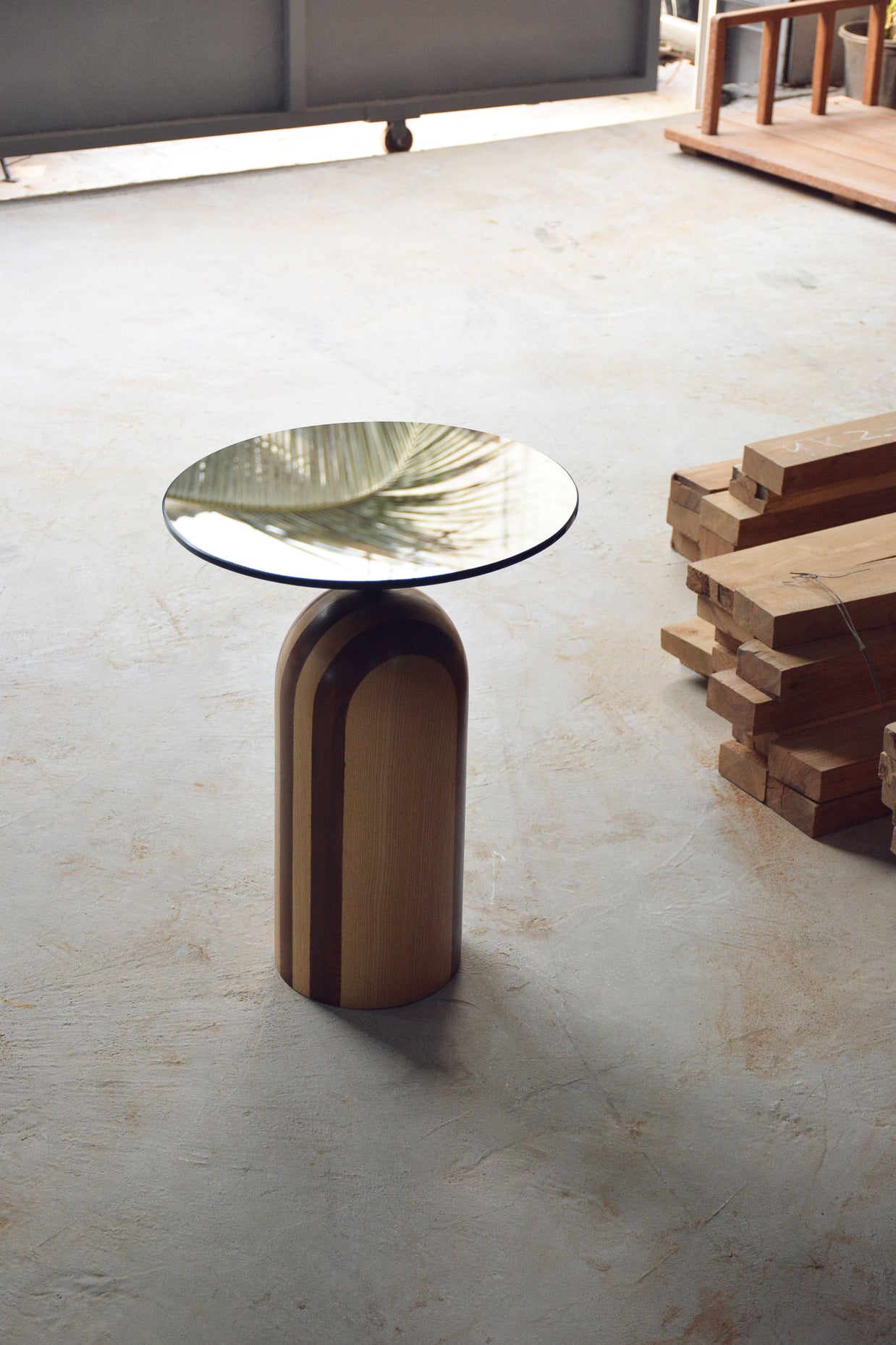 Stripe Side Table