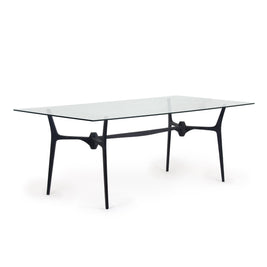 Makoda Dining Table Rectangular w/o Glass - I MEAN DESIGN