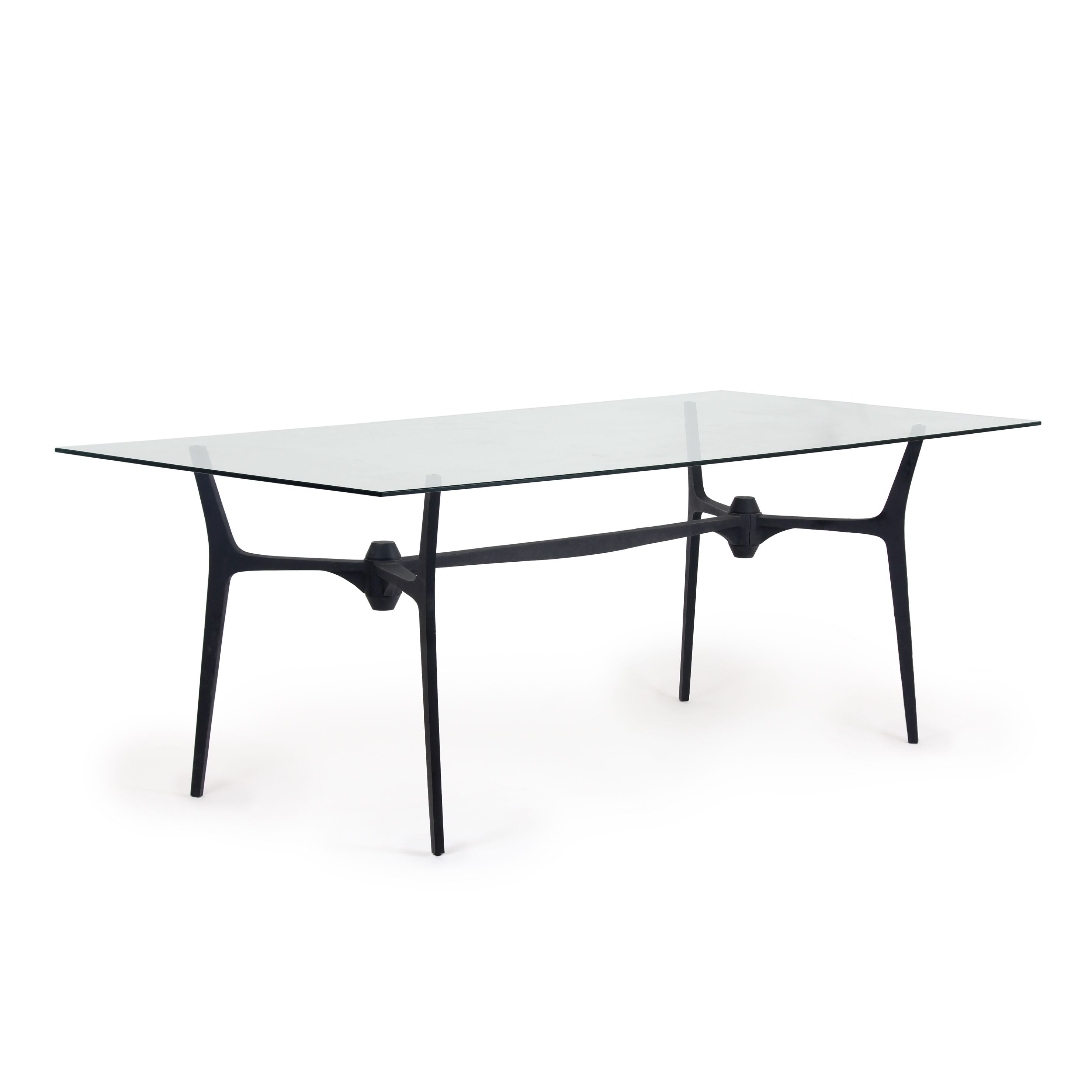 Makoda Dining Table Rectangular w/o Glass - I MEAN DESIGN
