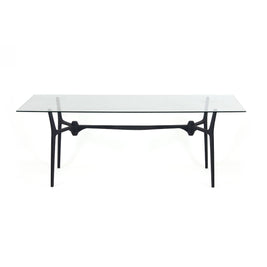 Makoda Dining Table Rectangular w/o Glass - I MEAN DESIGN