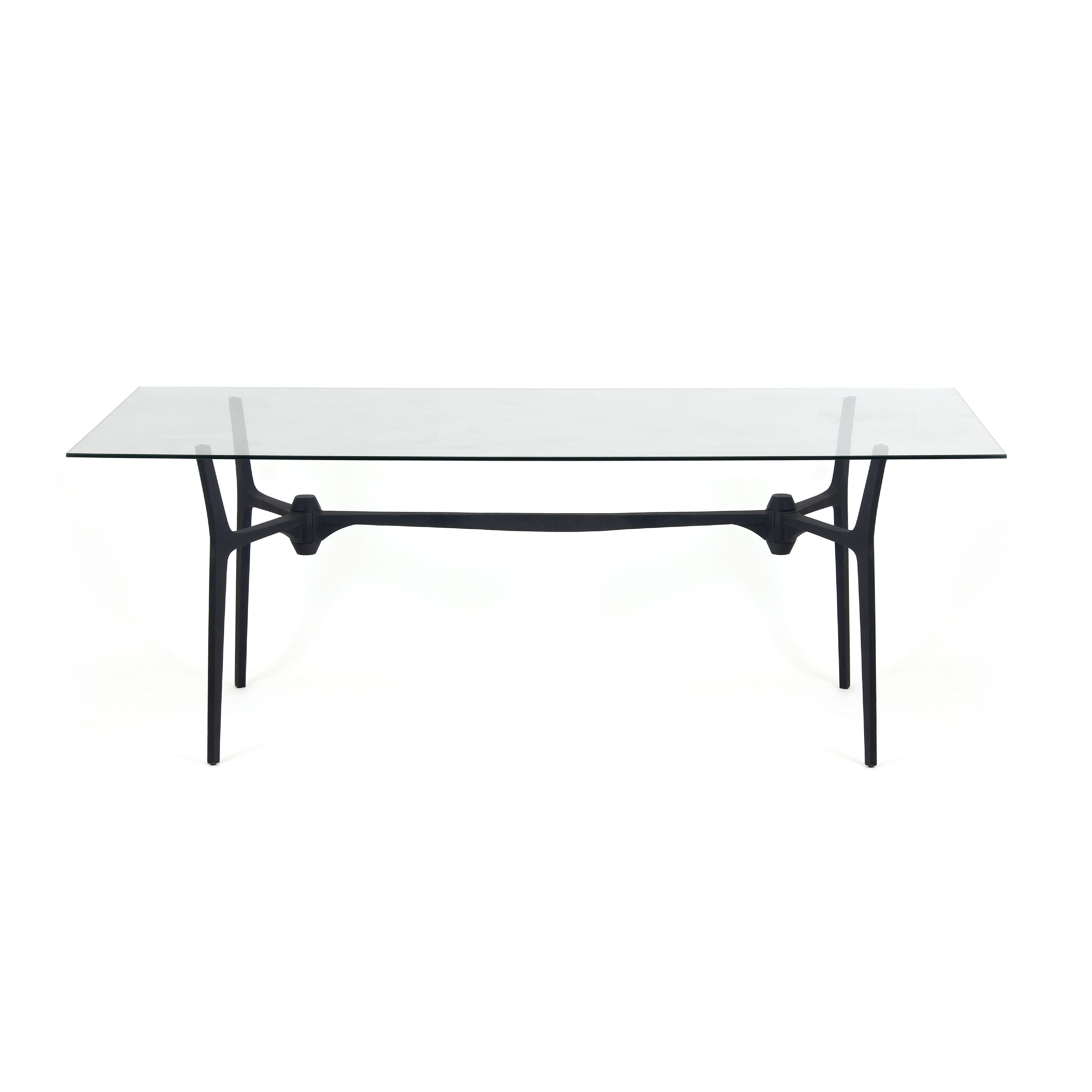 Makoda Dining Table Rectangular w/o Glass - I MEAN DESIGN