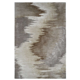 D U N E luxury modern rug by Cherom - a stunning beige and grey abstract design, perfect for contemporary spaces.