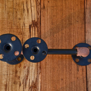 Duo Circuit Candle Holder - The Black Steel