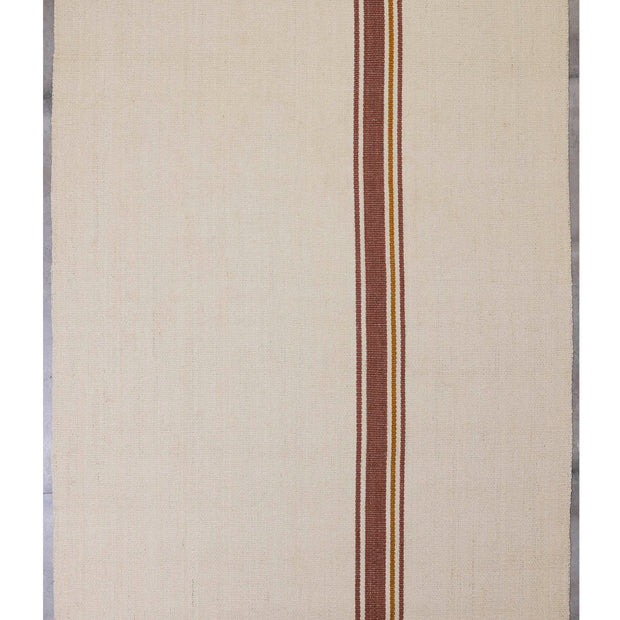 Makaram White & Brown Sisal 5x8 feet Rectangle Rug - I MEAN DESIGN